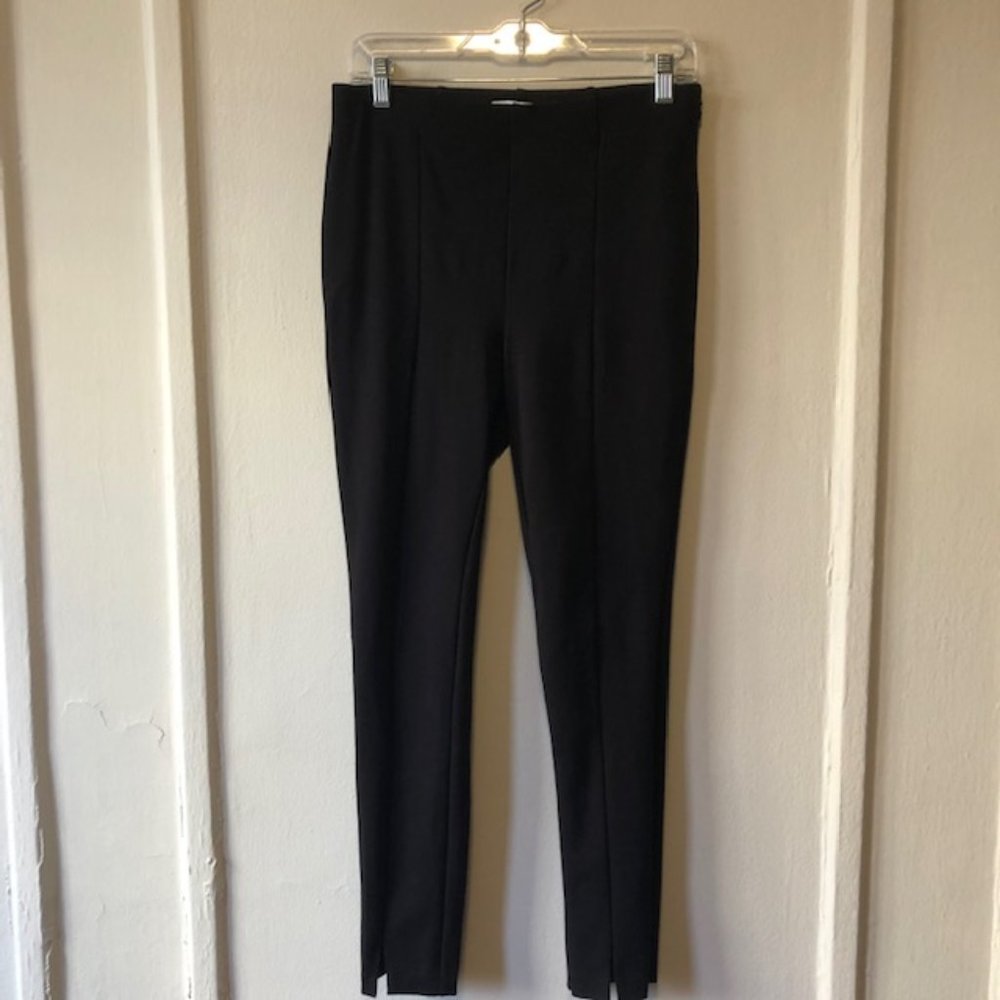 Black Split Hem Elizabeth and James Pants